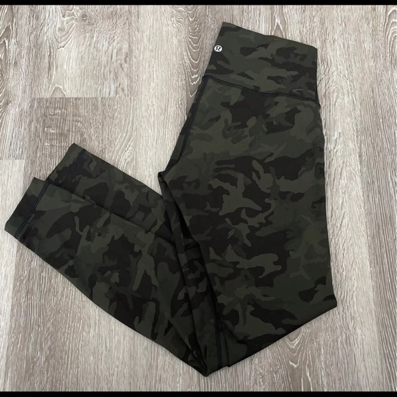 lululemon athletica Pants - Lululemon leggings in green camo